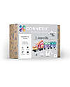Connetix 50 Pezzi - Camion - Pastello - 100% Plastica ABS Atossica - Apprendimento STEM! Giochi Magnetici