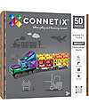Connetix 50 Pezzi - Pacco Camion - Bright - 100% Plastica ABS Atossica - Apprendimento STEM! Giochi Magnetici