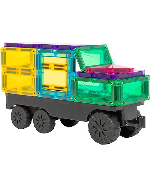 Connetix 50 Pezzi - Pacco Camion - Bright - 100% Plastica ABS Atossica - Apprendimento STEM! Giochi Magnetici