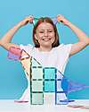 Connetix 56 Pezzi - Pacco Iniziale - Pastello - 100% Plastica ABS Atossica - Apprendimento STEM! Giochi Magnetici