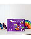 Connetix 60 Pezzi - Pacco Iniziale - Arcobaleno - 100% Plastica ABS Atossica - Apprendimento STEM! Giochi Magnetici