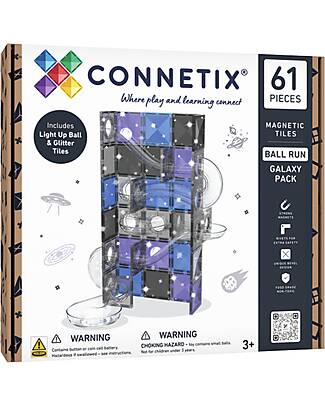 Connetix 61 Pieces - Pack Ball Rink - Galaxy - 100% Non-toxic ABS Plastic - STEM Learning! Magnetic Games
