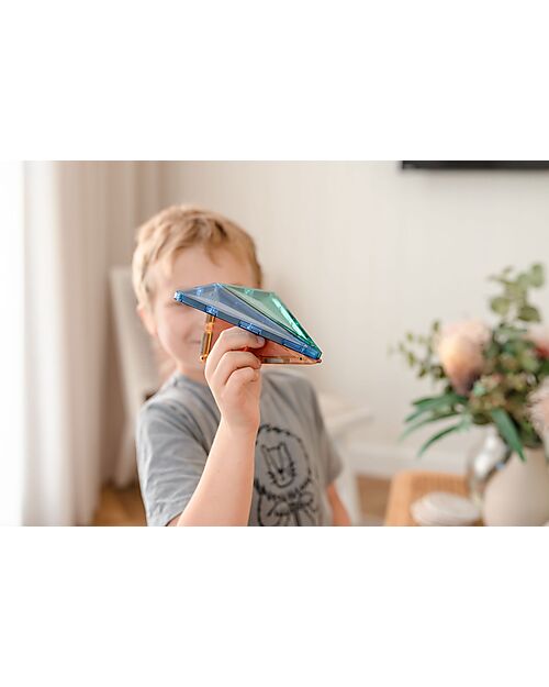 Connetix 64 Pezzi - Pacco Iniziale - Pastello - 100% Plastica ABS Atossica - Apprendimento STEM! Giochi Magnetici