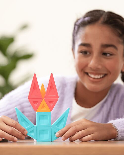 Connetix 70 Pezzi - Pacco Costruttori Pro - 100% Plastica ABS Atossica - Apprendimento STEM! Giochi Magnetici