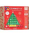 Connetix Albero di Natale - Pista Palline per Tessere Magnetiche - 71 Pezzi - Apprendimento STEM! Giochi Magnetici