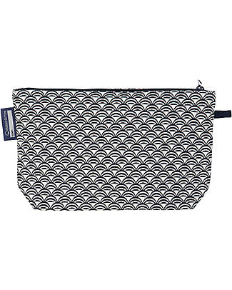 Coq en Pâte Astuccio Portatutto - Balena - 100% Cotone Bio Astucci per la Scuola