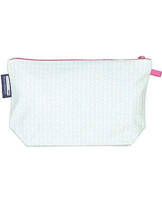 Coq en Pâte Beauty Case/Astuccio Fenicottero - Blu - 100% Cotone Bio Astucci