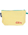 Coq en Pâte Beauty Case/ Astuccio Orangotango, Giallo - 100 % Cotone Bio Astucci per la Scuola