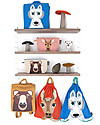 Coq en Pâte Beauty Case/ Astuccio Orso Bruno - 100 % Cotone Bio Astucci per la Scuola