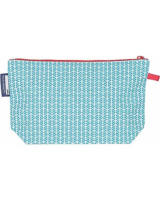 Coq en Pâte Beauty Case/Astuccio Tucano - Blu - 100% Cotone Bio Astucci