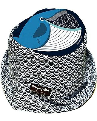Coq en Pâte Cappellino Estivo - Balena - Blu - 100% Cotone Bio Cappelli Estivi