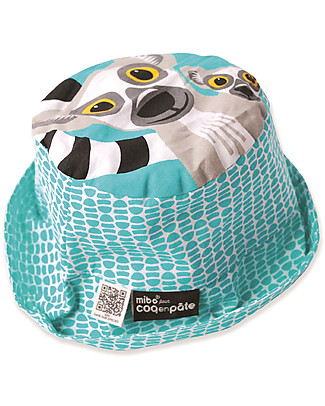 Coq en Pâte Cappellino Lemure - Verde - 100% Cotone Bio Cappelli Estivi