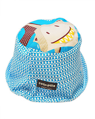 Coq en Pâte Cappellino Squalo - Azzurro - 100% Cotone Bio Cappelli Estivi