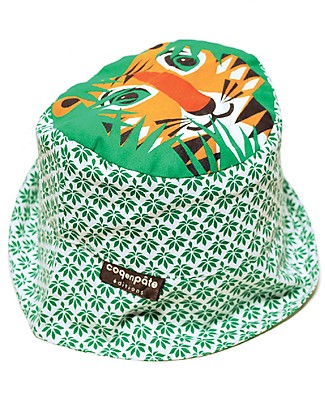 Coq en Pâte Cappellino Tigre - Verde - 100% Cotone Bio Cappelli Estivi