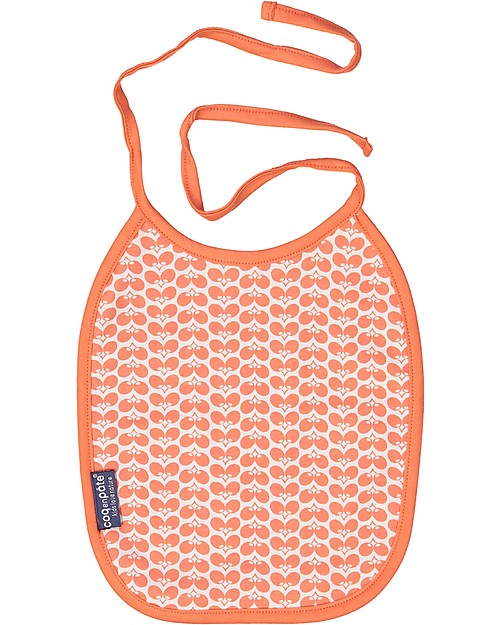 Coq en Pâte Set Body Maniche Lunghe e Bavaglino Coniglio, Rosa Corallo - 100% cotone bio Completi e Set