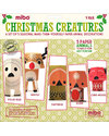 Coq en Pâte Set di 5 Animali di Carta da costruire - Christmas Creatures - 100% Carta Riciclata! Kit Fai Da Te