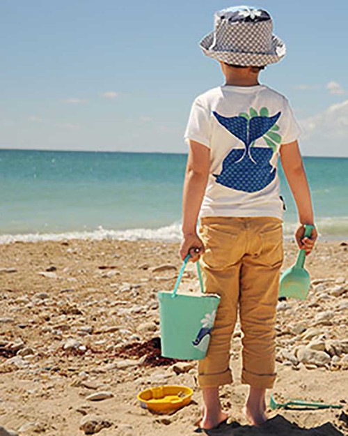 Coq en Pâte Set Giochi da Spiaggia - Balena Azzurro - 100% Algoblend® (alghe marine brune) Giochi da Spiaggia