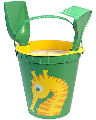 Coq en Pâte Set Giochi da Spiaggia - Cavalluccio Marino Verde Mela - 100% Algoblend® (alghe marine brune) Giochi Da Spiaggia_