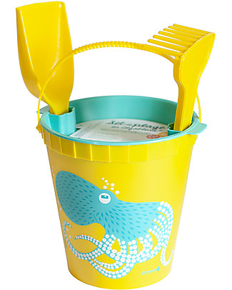 Coq en Pâte Set Giochi da Spiaggia - Polpo Giallo - 100% Algoblend® (alghe marine brune) Giochi Da Spiaggia_