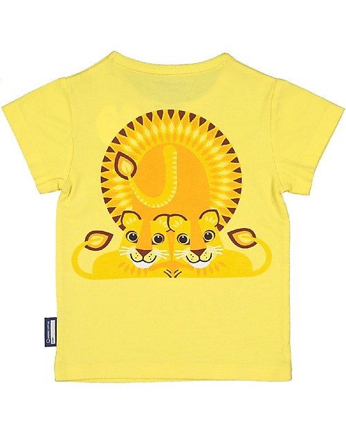 Coq en Pâte T-Shirt Leone - Giallo - 100% Cotone Bio T-shirt