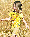 Coq en Pâte T-Shirt Leone - Giallo - 100% Cotone Bio T-shirt
