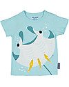 Coq en Pâte T-Shirt Manta, Azzurro - 100% Cotone Bio T-shirt