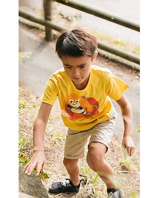 Coq en Pâte T-Shirt Orangotango, Giallo - 100% Cotone Bio T-shirt