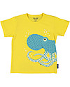 Coq en Pâte T-Shirt Polpo, Giallo - 100% Cotone Bio T-shirt