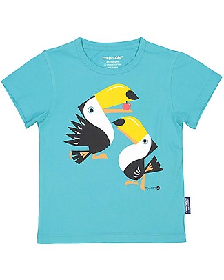 Coq en Pâte T-shirt Tucano - Blu - 100% Cotone Bio T-Shirt e Canotte