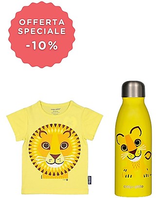Coq en Pâte Yellow T-shirt + Steel Bottle Made in Collaboration with Qwetch T-shirts