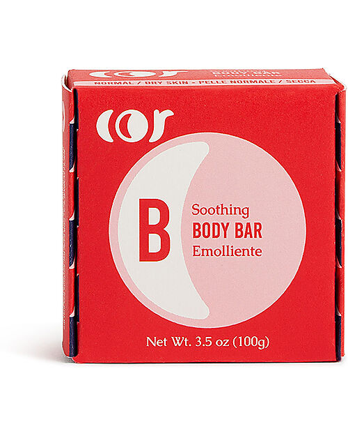 Cor Body Bar Solido Emolliente - Pelli Normali e Delicate - 100g Bagno Doccia Shampoo