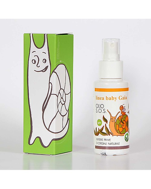 Cosm-Etica Olio S.O.S., Linea Baby Gaia, 75 ml - Funzione antizanzara e lenitiva! Antizanzare