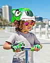 Crazy Safety Casco Bicicletta Bambino, Tigre Verde - Colorato, Leggero e Indistruttibile! Caschi Bici