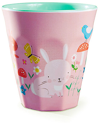 Crocodile Creek Bicchiere Baby Il Giardino 230 ml - Senza BPA, PVC, ftalati e piombo! Portauova e Misurini