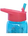 Crocodile Creek Borraccia per Bambini in Tritan 500 ml, Spazio - Riciclabile e sicura! Borracce non Termiche