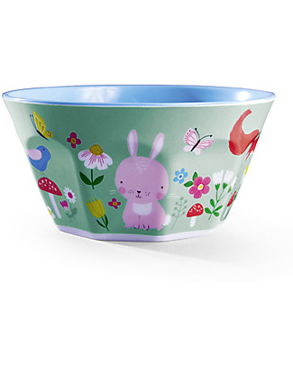 Crocodile Creek Ciotola Baby Il Giardino 14 cm - Senza BPA, PVC, ftalati e piombo! Piatti e Scodelle