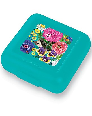 Crocodile Creek Contenitore Porta Sandwich, Giardino Segreto - 13 x 14 x 5 cm Contenitori Latte e Snack