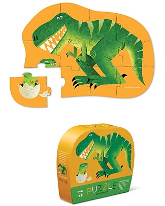 Crocodile Creek Mini-Puzzle Dinosauro Baby - 12 pezzi! Giochi Da Tavolo