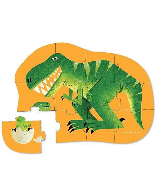 Crocodile Creek Mini-Puzzle Dinosauro Baby - 12 pezzi! Puzzle