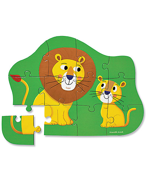Crocodile Creek Mini-Puzzle, Leone - 12 pezzi! Puzzle