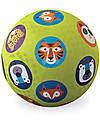 Crocodile Creek Palla di Gomma - 18 cm - Facce di Animaletti Giochi da Esterno_