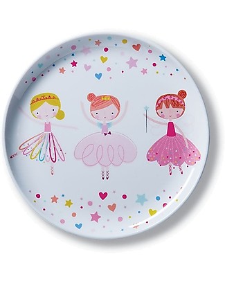 Crocodile Creek Piatto Piano Baby Dolci Sogni 19,5 cm - Senza BPA, PVC, ftalati e piombo! Piatti e Scodelle