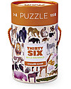 Crocodile Creek Puzzle 100 Pezzi in Tubo con 36 Meravigliosi Animali Selvaggi! Giochi da Tavolo