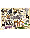 Crocodile Creek Puzzle 100 Pezzi in Tubo con 36 Meravigliosi Animali Selvaggi! Giochi da Tavolo
