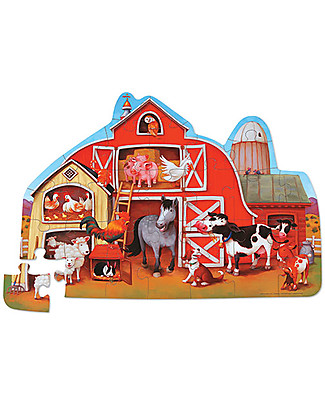Crocodile Creek Puzzle 30 Pezzi, Fattoria - Divertente ed Educativo! Puzzle