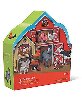 Crocodile Creek Puzzle 30 Pezzi, Fattoria - Divertente ed Educativo! Puzzle