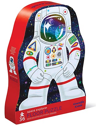 Crocodile Creek Puzzle 36 Pezzi Astronauta - Bellissima Scatola Illustrata e Fantastica Idea Regalo! Puzzle