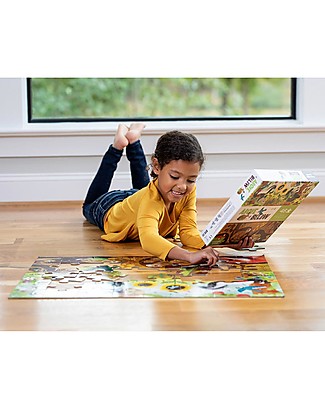 Crocodile Creek Puzzle 48 Pezzi Sopra e Sotto - Animali del Giardino Puzzle