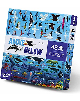 Crocodile Creek Puzzle 48 Pezzi Sopra e Sotto - Mare e Cielo Adesivi Da Parete