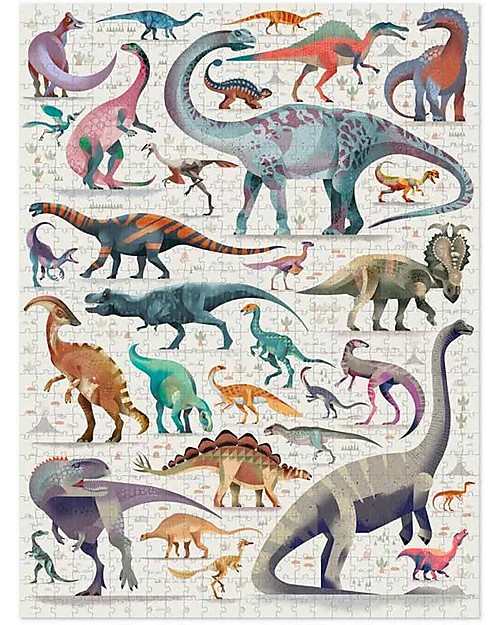 Crocodile Creek Puzzle 750 Pezzi - Il Mondo dei Dinosauri Puzzle